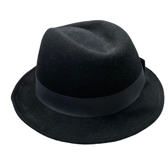 Street Smart vintage black wool fedora - Picture 3 of 6
